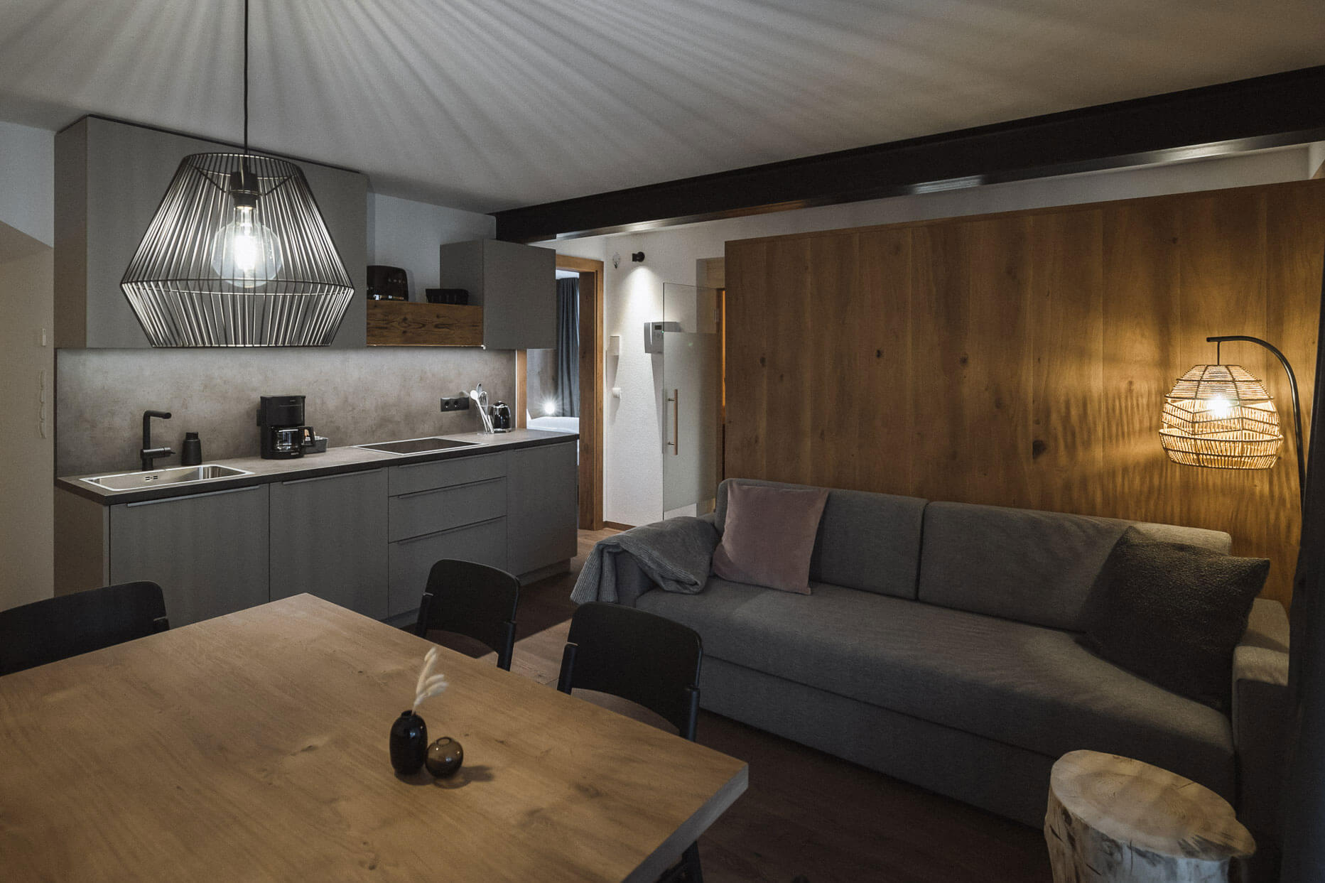 Mit einzigartigem Stil ausgestattete Apartments